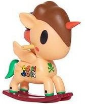 Rodeo figure by Simone Legno (Tokidoki), produced by Tokidoki. Front view.