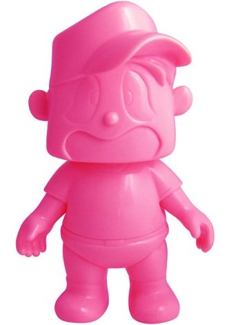 Yudetamago-chan - Unpainted Pink figure, produced by Five Star Toy. Front view.