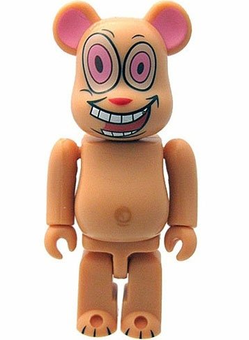 Ren - Secret Horror Be@rbrick Series 18 figure by Mtv Networks, produced by Medicom Toy. Front view.