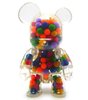 Qee 7'' Transparent Pom Pom Bear