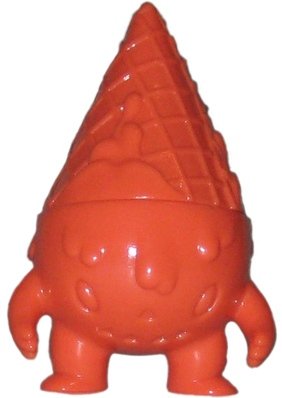 Milton - Lucky Bag 11 Unpainted Burnt Orange figure by Brian Flynn, produced by Super7. Front view.