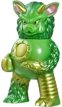 Partyball - SDCC 2010 figure by Paul Kaiju, produced by Super7. Front view.