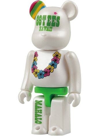 88 Tees Be@rbrick 100% figure, produced by Medicom Toy. Front view.