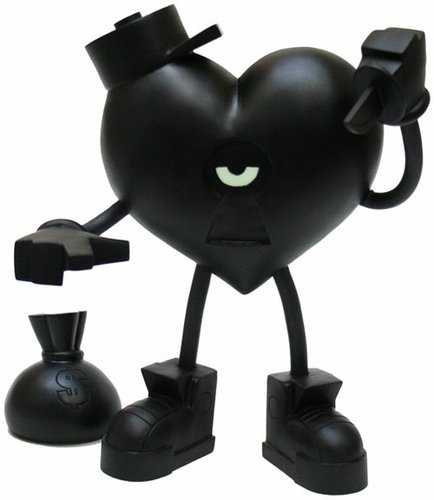 Stick Up! - Black Out!!!  figure by Ray “Three” Robinson Iii , produced by Argonaut Resins. Front view.