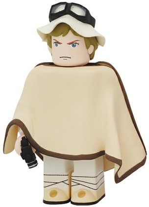 Luke Skywalker figure by Lucasfilm Ltd., produced by Medicom Toy. Front view.
