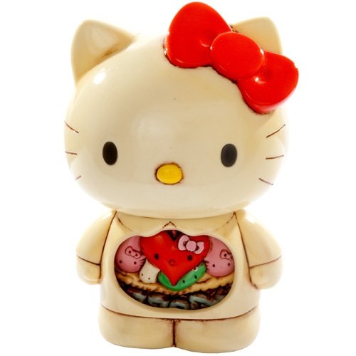 Dr. Romanelli x Sanrio Hello Kitty Anatomy - VCD Special No.158, Vintage figure by Dr. Romanelli, produced by Medicom Toy. Front view.