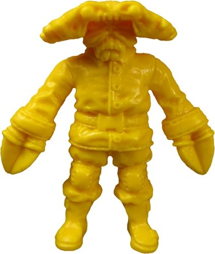 Crawdad Kid - Yellow figure by Daniel Yu, produced by October Toys. Front view.