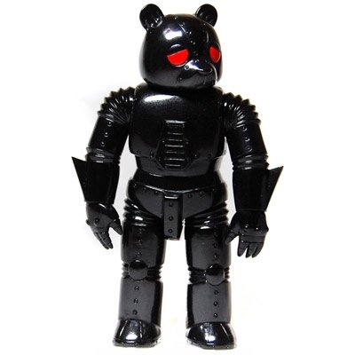 Mecha Sad Bear Kaiju figure by Luke Chueh, produced by Intheyellow. Front view.