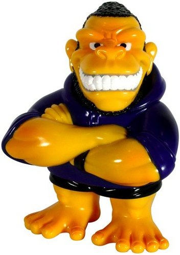 Gorilla Biscuits figure by Anthony Civ Civorelli, produced by Super7. Front view.