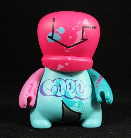 Cope2 BIC Buddy figure by Cope2, produced by Bic Plastics. Front view.