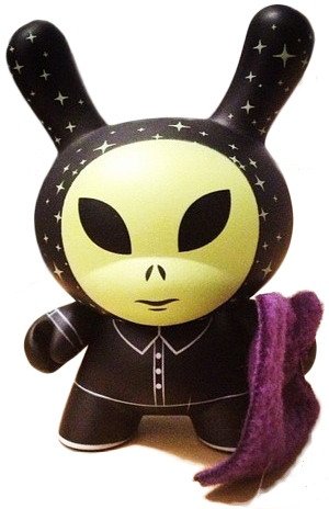 Heavens Gate figure by Mishka, produced by Kidrobot. Front view.