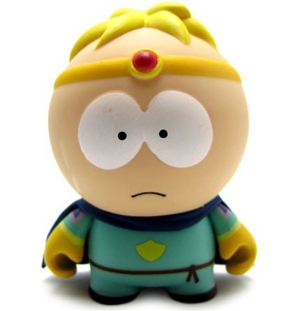 The Paladin, Butters - South Park - The Stick of Truth figure by Matt Stone & Trey Parker, produced by Kidrobot. Front view.