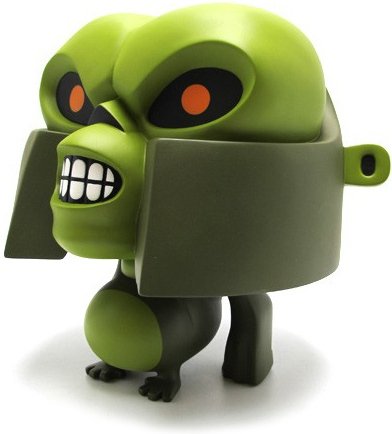 Chaos Kong - Green figure by Bunka, produced by Artoyz Originals. Front view.