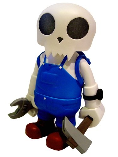 Toyer Worker - Blue Version figure by Toy2R, produced by Toy2R. Front view.