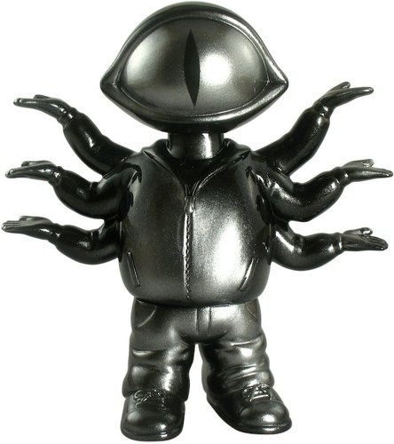 Boy Karma Midnight Style figure by Mark Nagata X Dead Presidents, produced by Max Toy Co.. Front view.