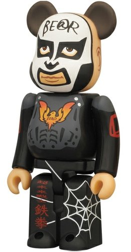 Yoshimoto Kogyo - Artist Be@rbrick Series 25 figure by Yoshimoto Kogyo, produced by Medicom Toy. Front view.