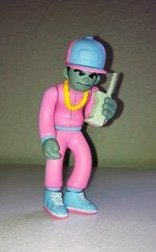 Mega B.Boy Hiphopperz - Pink figure by Brad Digital. Front view.