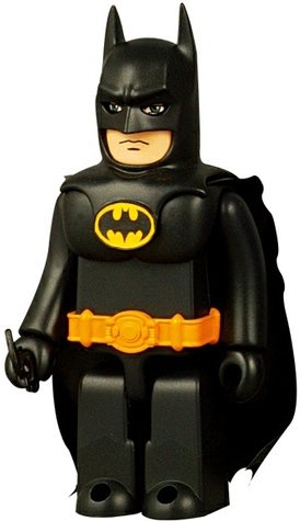 Batman figure by Dc Comics, produced by Medicom Toy. Front view.