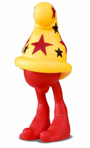 Cheech Wizard figure by Vaughn Bode, produced by Kidrobot. Front view.