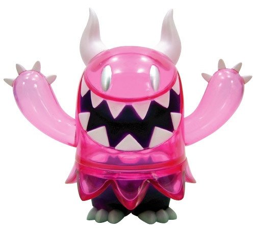 Pink Gaburin figure by Touma, produced by Wonderwall. Front view.
