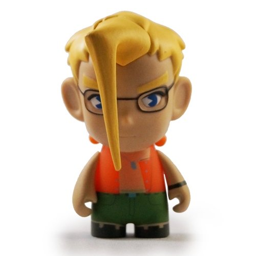 charlie figure by Capcom, produced by Kidrobot. Front view.