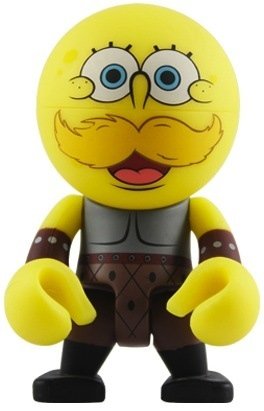 Viking SpongeBob Trexi figure by Nickelodeon, produced by Play Imaginative. Front view.