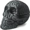 Skull Brain - GRAPHITE: Sand textured