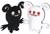 UglyDoll Classic Turny Burny, Black and White