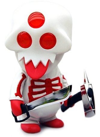 Gohst S2 - Halloween Skelsuit figure by Ferg, produced by Playge. Front view.