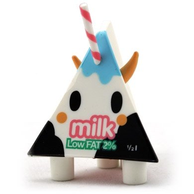 Low Fat figure by Simone Legno (Tokidoki), produced by Strangeco. Front view.