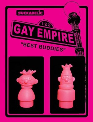 Best Buddies - SDCC 2013 Exclusive figure by Sucklord, produced by Suckadelic. Front view.