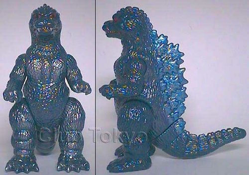 Godzilla 1989 (Bio-Goji) Blue figure by Yuji Nishimura, produced by M1Go. Front view.