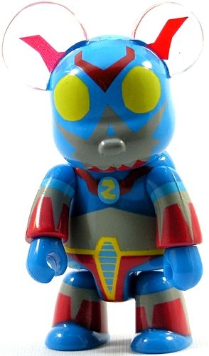 Toyer Z  figure by Frank Kozik, produced by Toy2R. Front view.