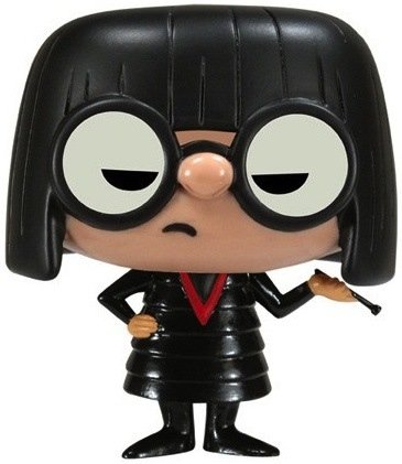Edna E. Mode figure by Disney, produced by Funko. Front view.