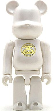 Stussy - Secret Be@rbrick Series 6 figure by Stussy, produced by Medicom Toy. Front view.