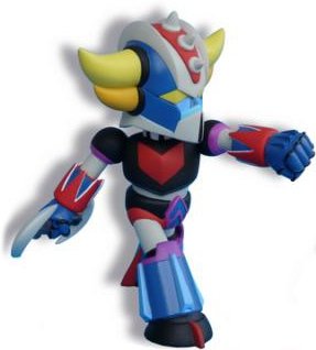 Grendizer Baby SD - Classic Version figure by Go Nagai - Dynamic Planning, produced by Karisma Toys. Front view.