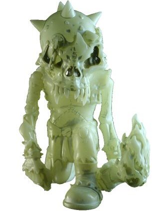 Mad Battle Man figure by Mike Sutfin, produced by Reckless Toys. Front view.