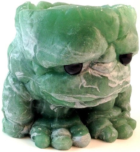 Its Growing On Me - Mossy Swirl figure by Motorbot, produced by Deadbear Studios. Front view.