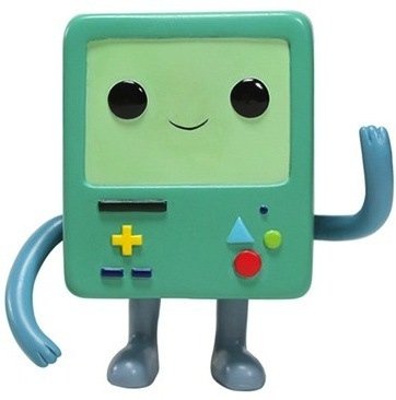 POP! Adventure Time - BMO figure, produced by Funko. Front view.
