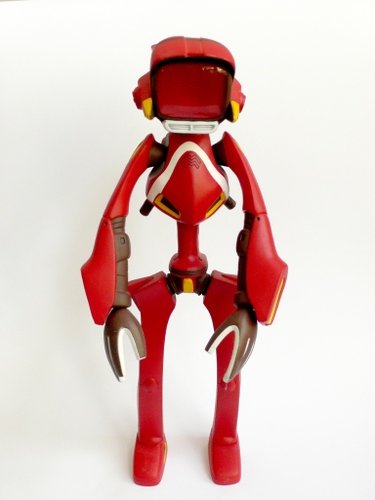 FLCL Canti Regular figure by Kazuya Tsurumaki, produced by Kaching Brands. Front view.