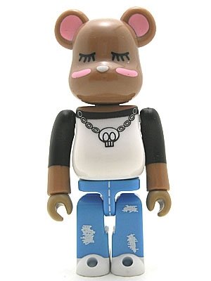 Hitomi Be@rbrick figure, produced by Medicom Toy. Front view.