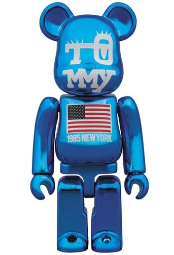 Tommy Be@rbrick 100% figure, produced by Medicom Toy. Front view.