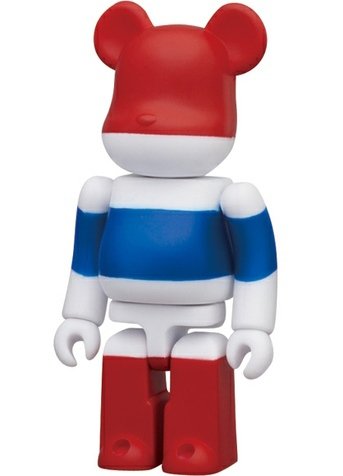 Thailand - Flag Be@rbrick Series 23 figure, produced by Medicom Toy. Front view.
