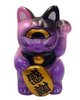 Fortune Cat - Pink Purple Black