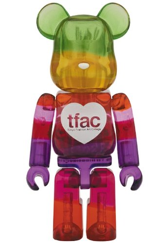 Tokyo Fashion Art College (TFAC) Be@rbrick figure, produced by Medicom Toy. Front view.