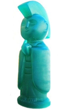 Jizo-Anarcho - Lulubell Toy Bodega Exclusive  figure by Toby Dutkiewicz, produced by DevilS Head Productions. Front view.