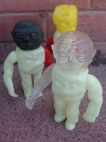 GID/Mixed Part Monster figure by Grody Shogun, produced by Grody Shogun. Front view.