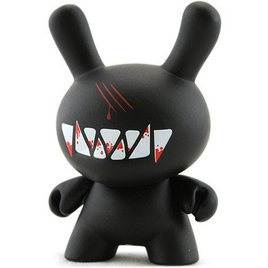 secretlab dunny figure by Secretlab, produced by Kidrobot. Front view.