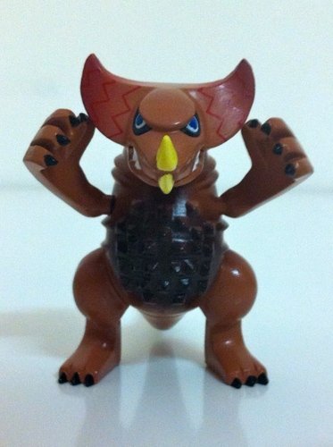 Gomora - normal version figure by Touma, produced by Bandai. Front view.