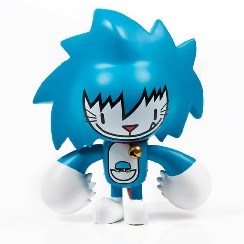 Spikiemon figure by Nakanari, produced by Kuso Vinyl. Front view.